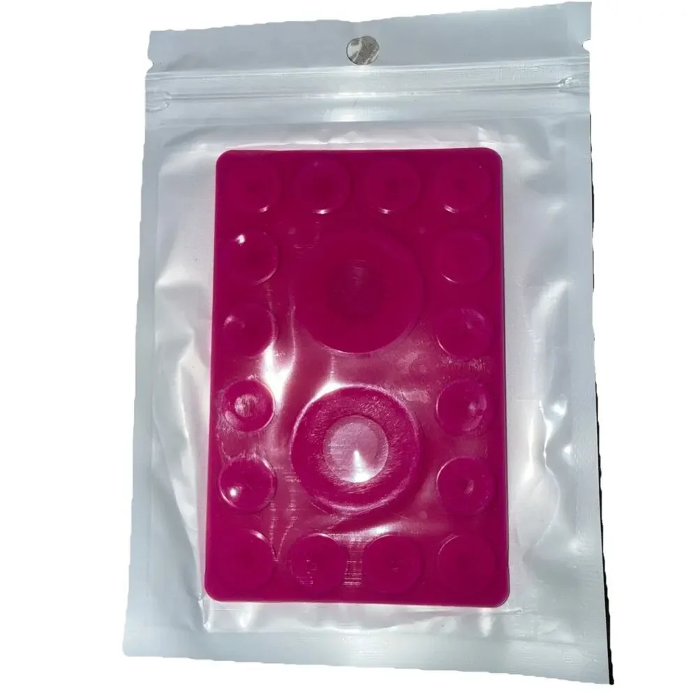 Silicone Suction Phone Holder Mount,Silicon single-faced suction cup, Pink